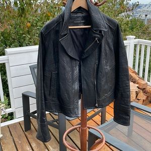 Vintage Andrew Marc Moto jacket XL